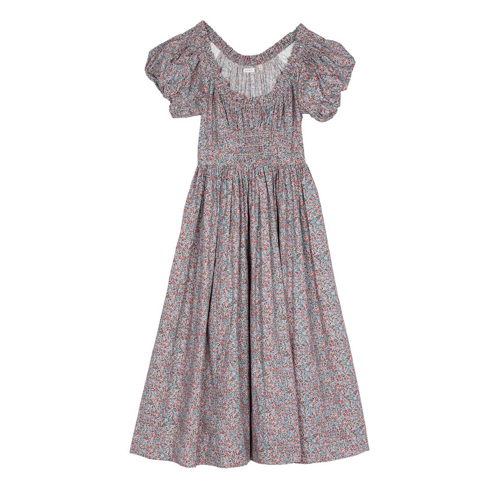 Doen Petit Jardin Floral Cotton Deia Dress M